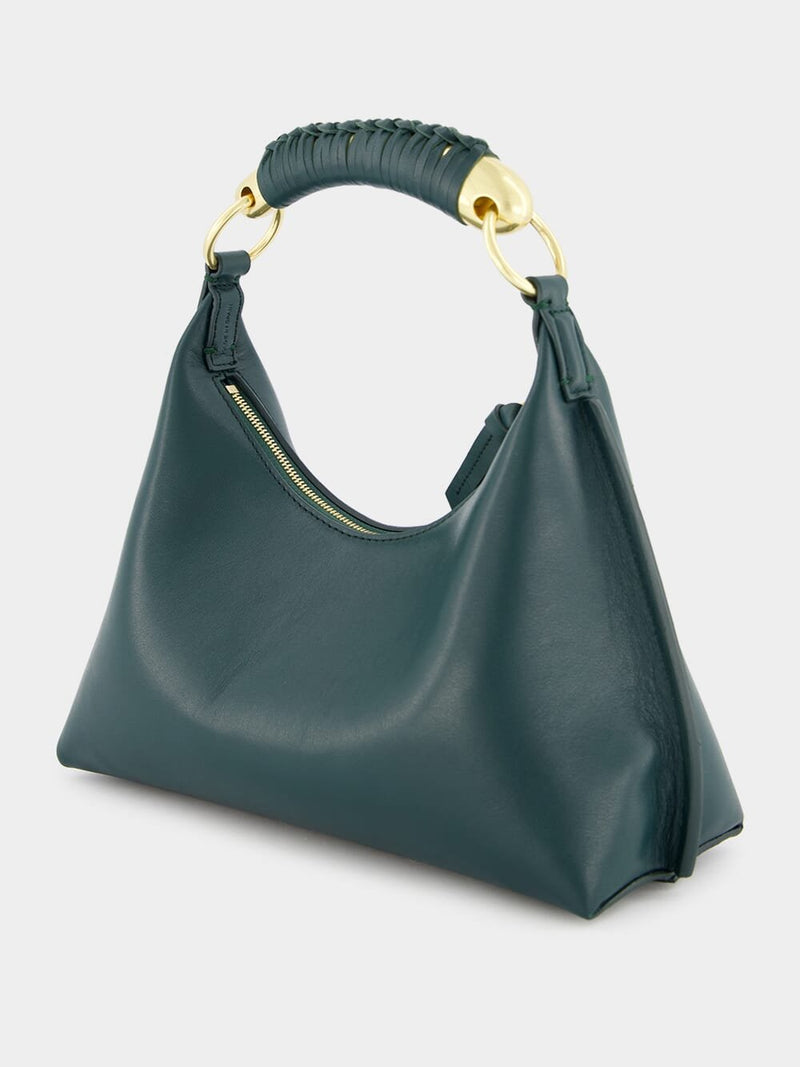AltuzarraAthena Small Green Leather Bag at Fashion Clinic