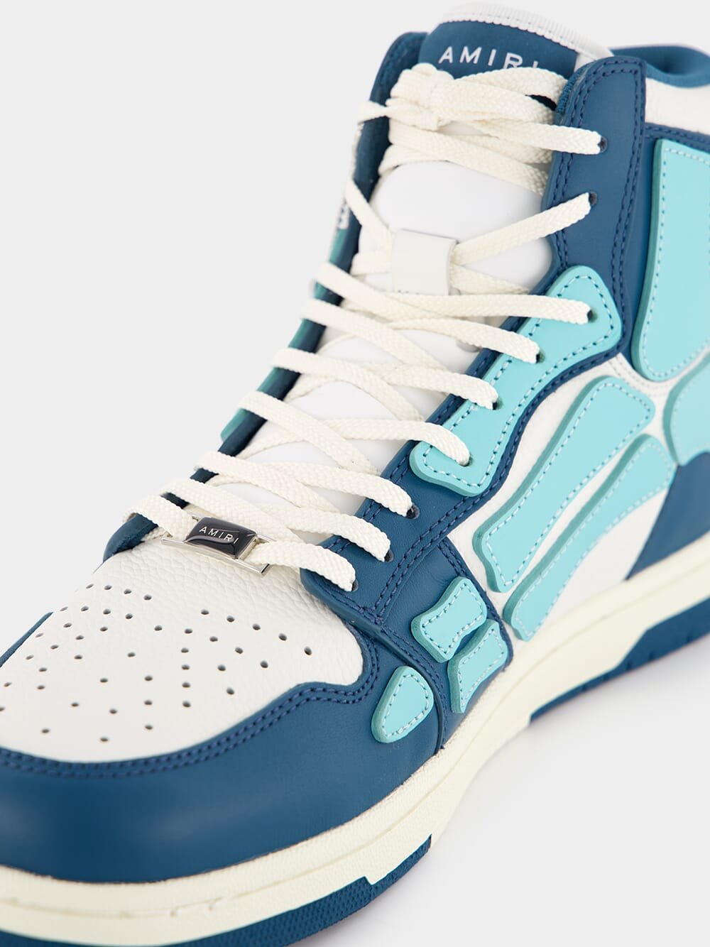 AmiriSkel High-Top Leather Sneakers at Fashion Clinic