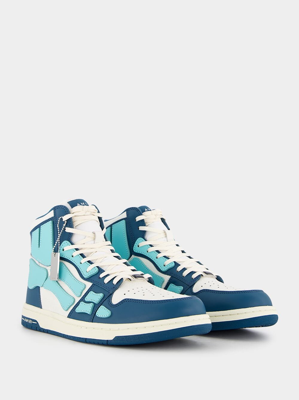 AmiriSkel High-Top Leather Sneakers at Fashion Clinic
