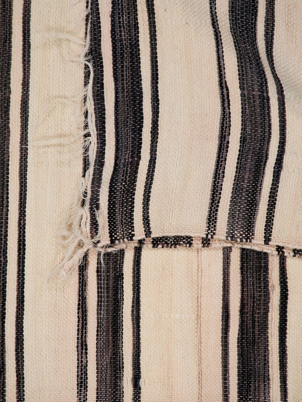 Atlas Carpet ArtAssymetric Black Striped Rug at Fashion Clinic