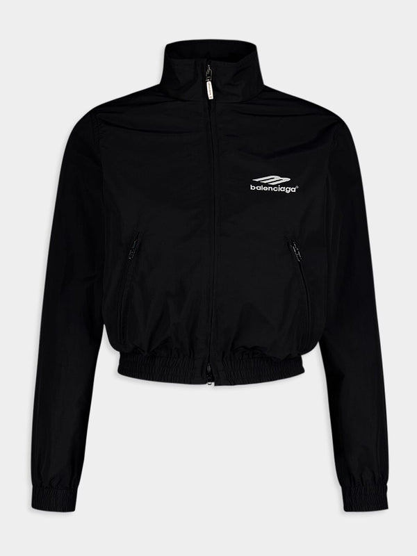 Balenciaga3B Sports Icon Fitted Tracksuit Jacket  at Fashion Clinic