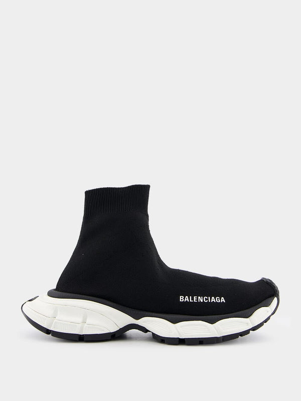 Balenciaga3xl Sock Recycled Knit Black Sneakers at Fashion Clinic