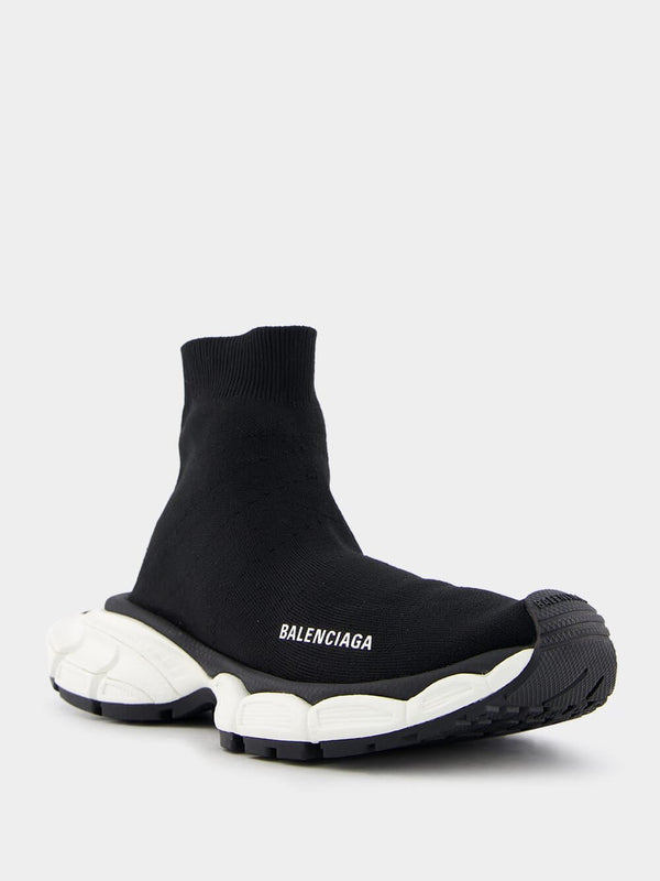 Balenciaga3xl Sock Recycled Knit Black Sneakers at Fashion Clinic