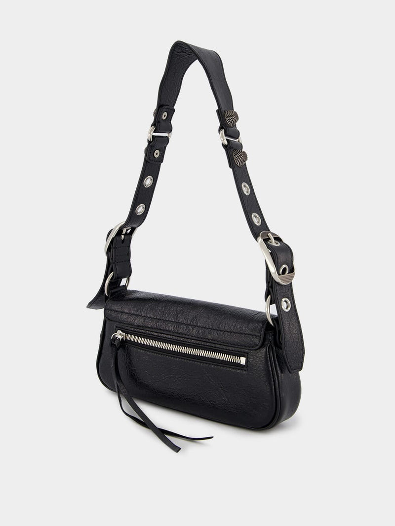 BalenciagaBlack Le Cagole XS Sling Bag at Fashion Clinic