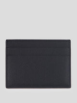 BalenciagaBlack Leather Card Holder at Fashion Clinic