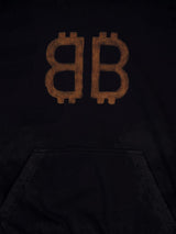 BalenciagaCrypto Faded Hoodie with Logo at Fashion Clinic