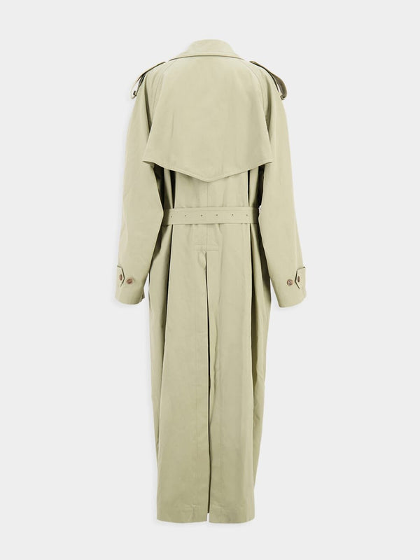 BalenciagaDouble-Breasted Trench Coat at Fashion Clinic