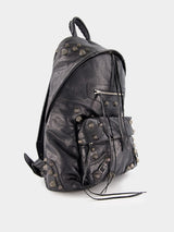 BalenciagaLe Cagole Leather Backpack at Fashion Clinic