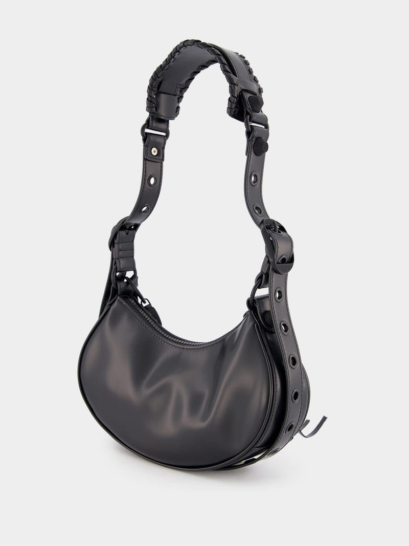 BalenciagaLe Cagole XS Mini Black Leather Bag at Fashion Clinic