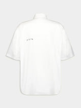 BalenciagaLogo Printed Short-Sleeved Shirt at Fashion Clinic