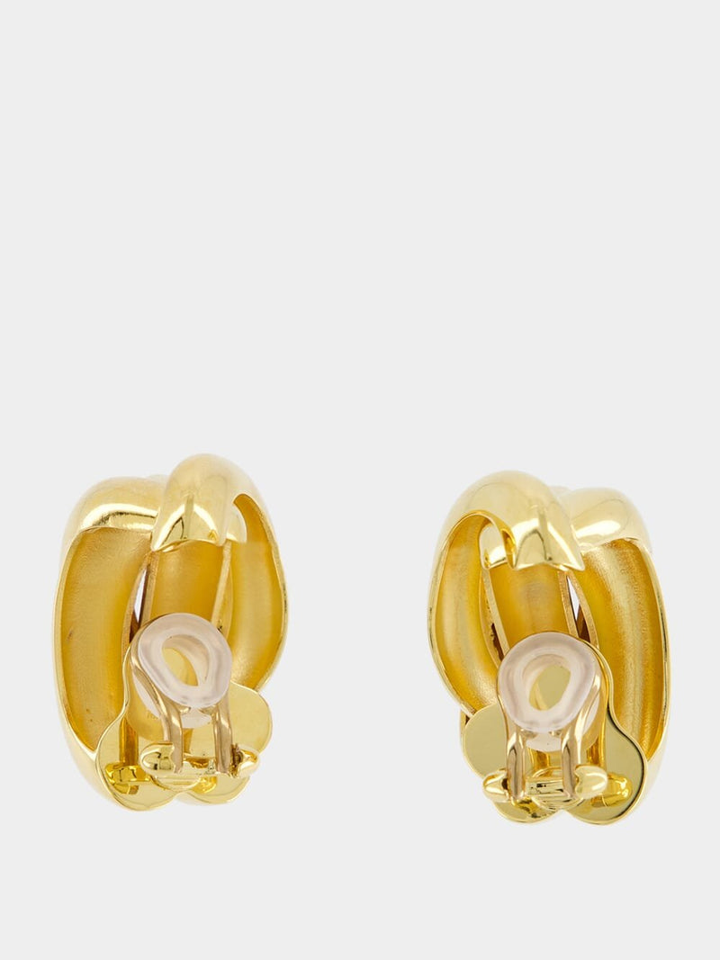 BalenciagaSaturne Gold Earrings at Fashion Clinic