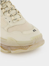 BalenciagaTriple S Clear-Sole Low-Top Sneakers at Fashion Clinic
