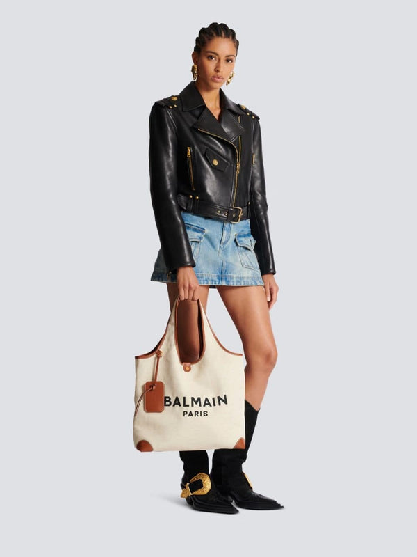 BalmainB-Army Canvas Tote Bag at Fashion Clinic