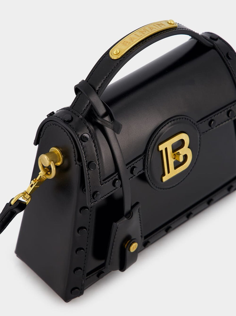 BalmainB-Buzz Dynasty Glazed Leather Bag at Fashion Clinic