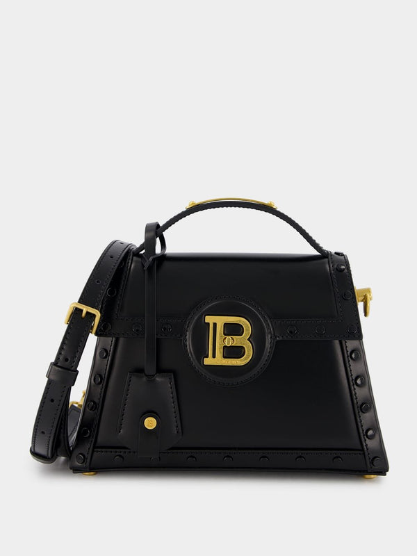BalmainB-Buzz Dynasty Glazed Leather Bag at Fashion Clinic