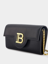 BalmainB- Buzz Leather Clutch Bag at Fashion Clinic