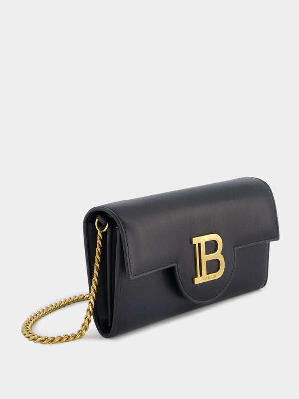 BalmainB- Buzz Leather Clutch Bag at Fashion Clinic