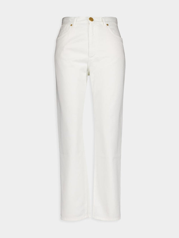 BalmainClassic White Flared Jeans at Fashion Clinic