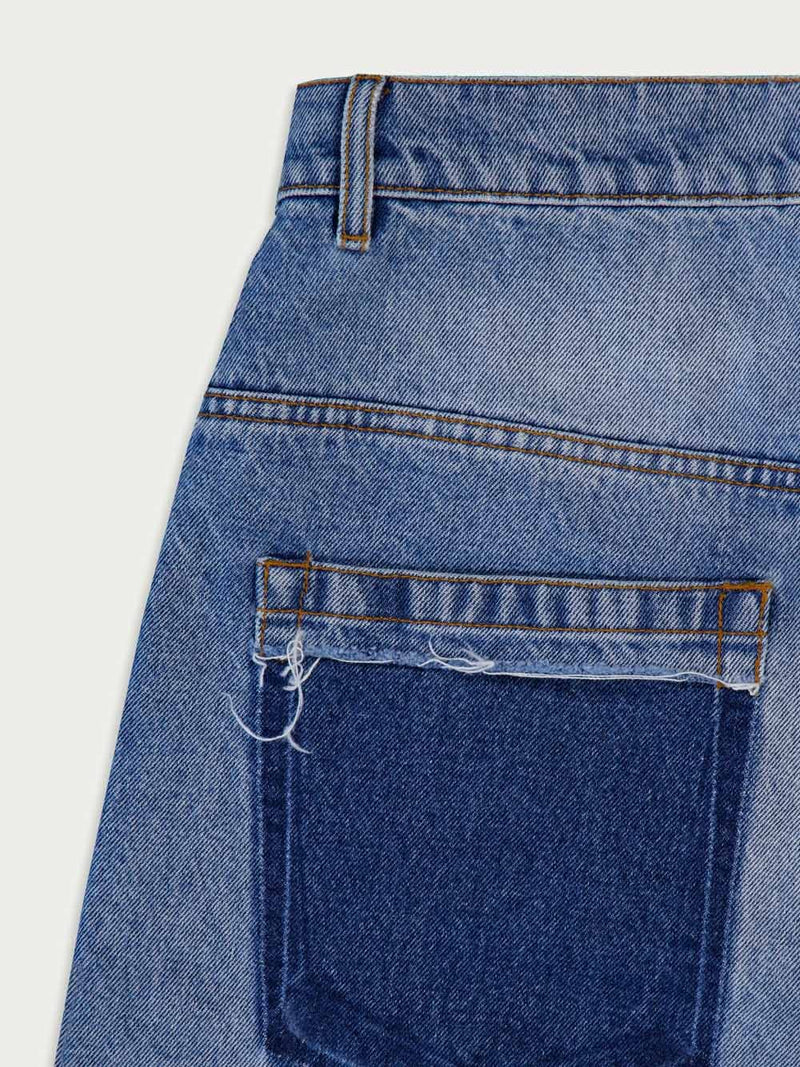 BalmainContrast-Pocket Wide-Leg Jeans at Fashion Clinic
