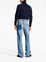 BalmainContrast-Pocket Wide-Leg Jeans at Fashion Clinic