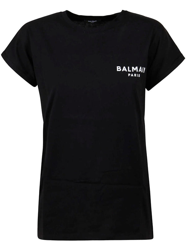 BalmainCotton t-shirt at Fashion Clinic