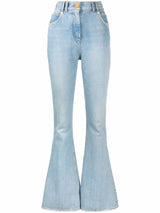 BalmainFlared jeans at Fashion Clinic