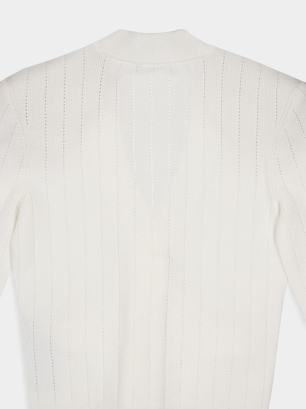 BalmainRibbed Knit Buttoned Cardigan at Fashion Clinic