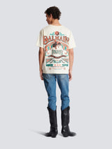 BalmainSignature Western Cotton T-Shirt at Fashion Clinic