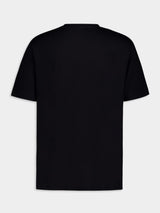 BalmainStar Logo Graphic Black T-Shirt at Fashion Clinic
