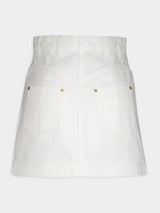 BalmainWestern Denim Mini Skirt at Fashion Clinic