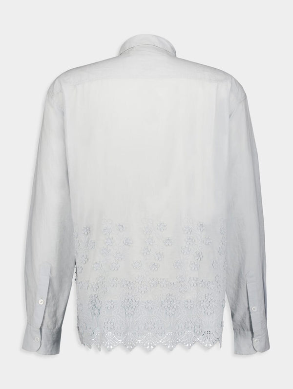BazisztJasmin Floral-Embroidered Cotton Shirt at Fashion Clinic