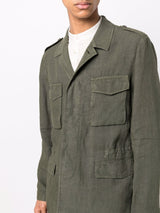 BoglioliSafari linen jacket at Fashion Clinic