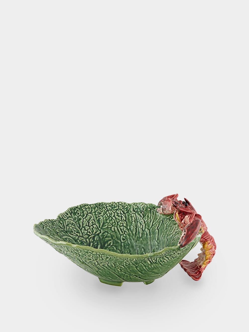 Bordallo Pinheiro Cabbage Green Ceramic Soup Bowl - Portugal 5936984