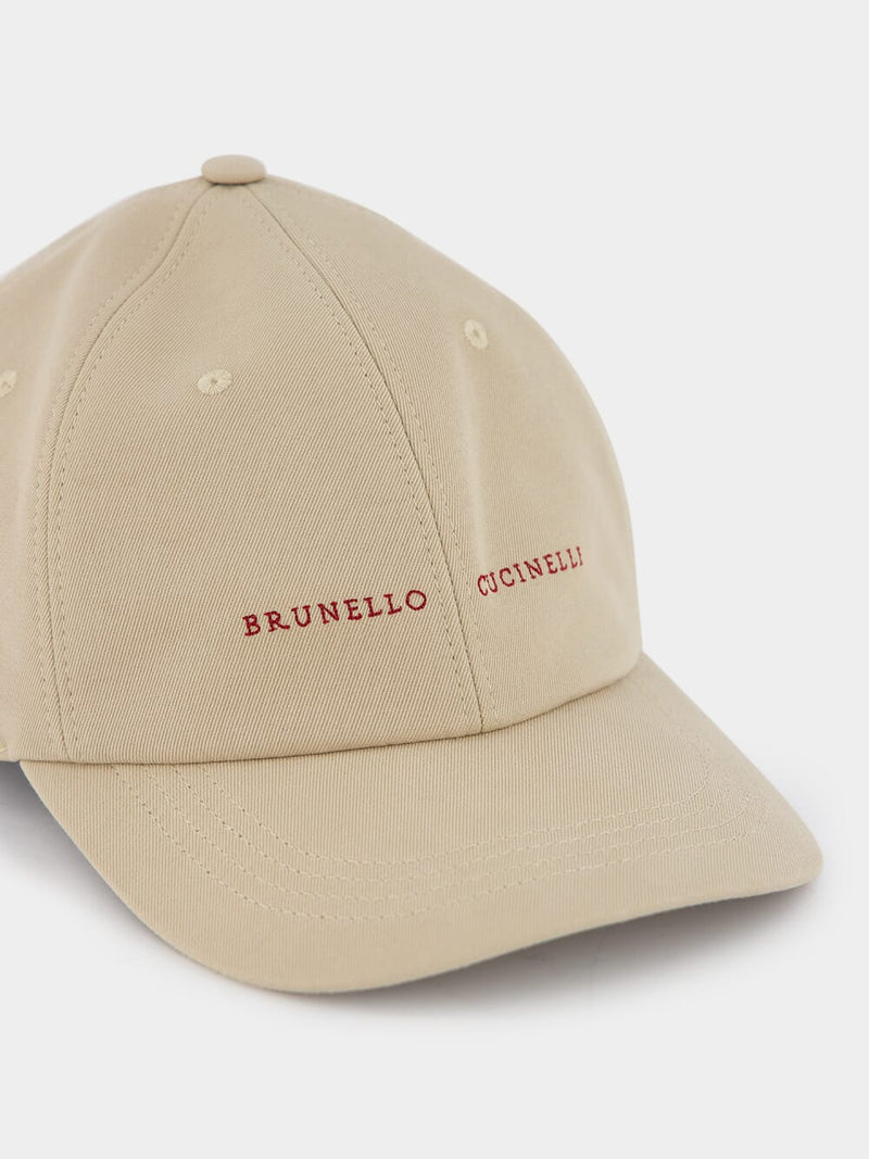 Brunello CucinelliEmbroidered-Logo Baseball Cap at Fashion Clinic