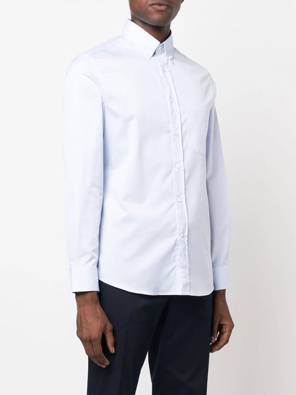 Brunello CucinelliLong-Sleeve Cotton Shirt at Fashion Clinic