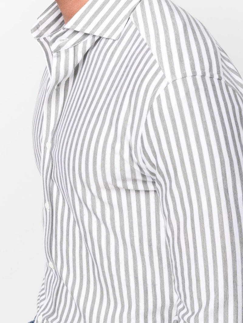 Brunello CucinelliStriped Shirt at Fashion Clinic