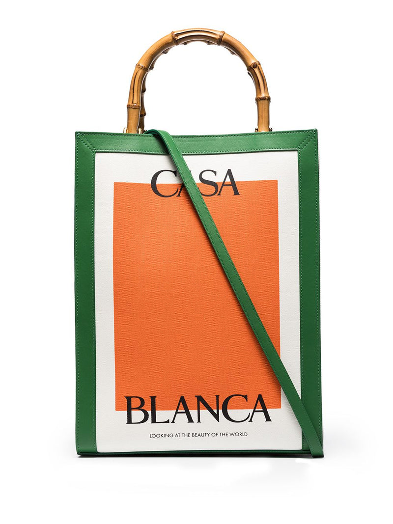CasablancaCasa tote bag at Fashion Clinic