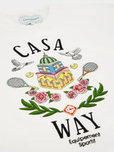 CasablancaCasa Way Cotton Sweatshirt at Fashion Clinic