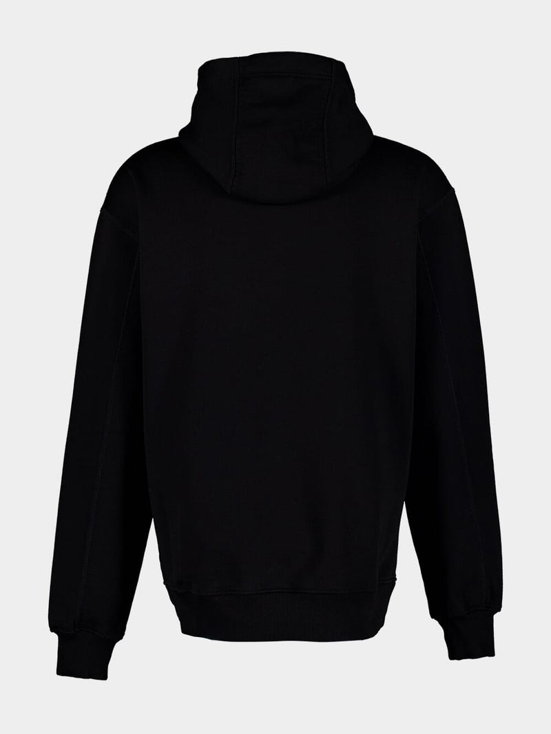 CasablancaEmbroidered Cotton Hoodie at Fashion Clinic