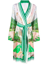 CasablancaSilk Robe at Fashion Clinic