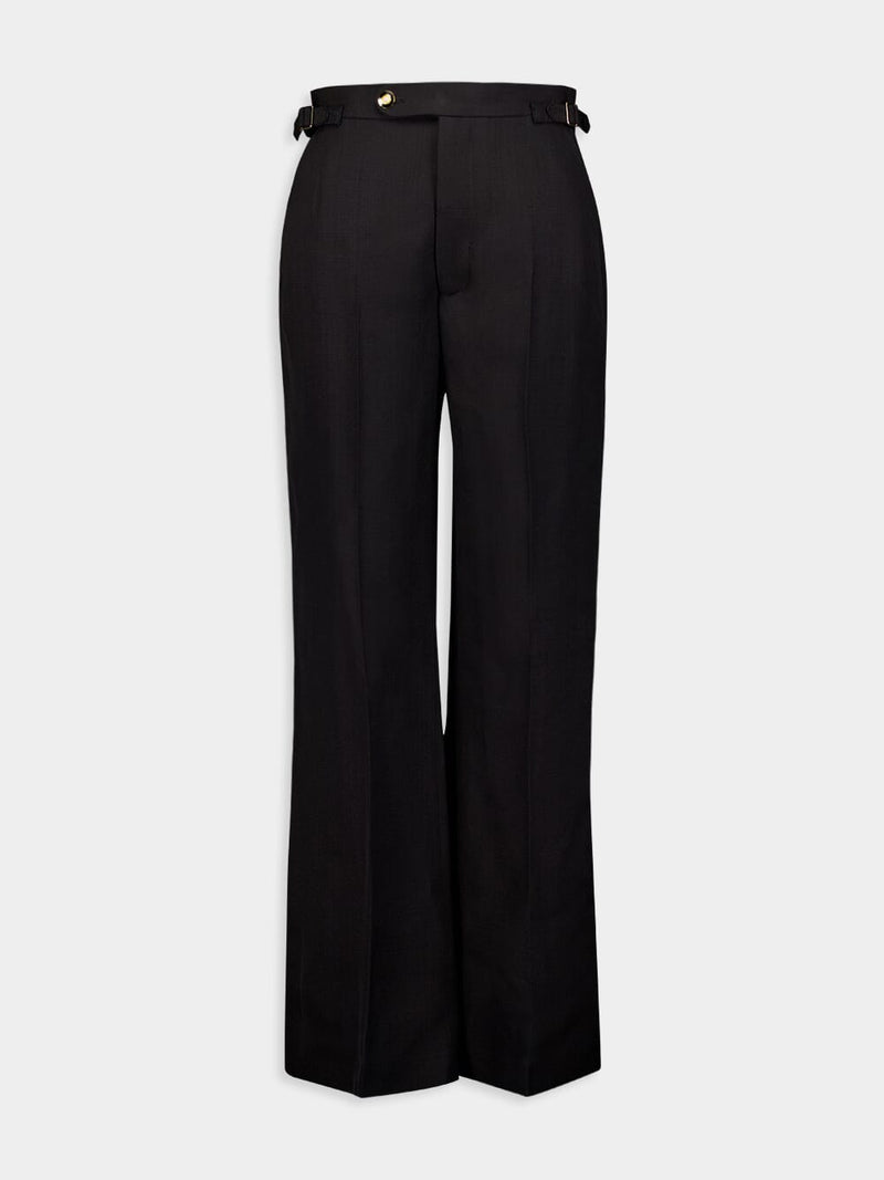 CasablancaStraight-Leg Tailored Trousers at Fashion Clinic