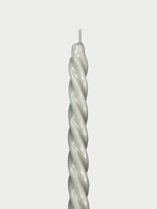CerabellaSpiral Grey Candle at Fashion Clinic