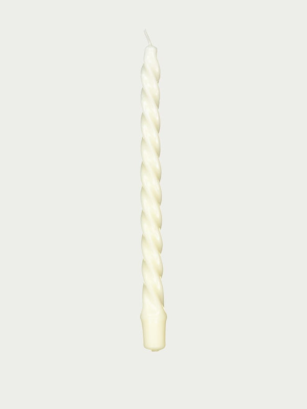 CerabellaSpiral Ivory Candle at Fashion Clinic