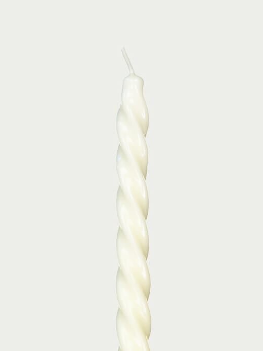 CerabellaSpiral Ivory Candle at Fashion Clinic