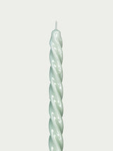 CerabellaSpiral Light Green Candle at Fashion Clinic
