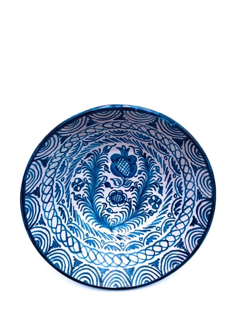 Ceramicas OrtizRepintado Antiguo Azul bowl at Fashion Clinic