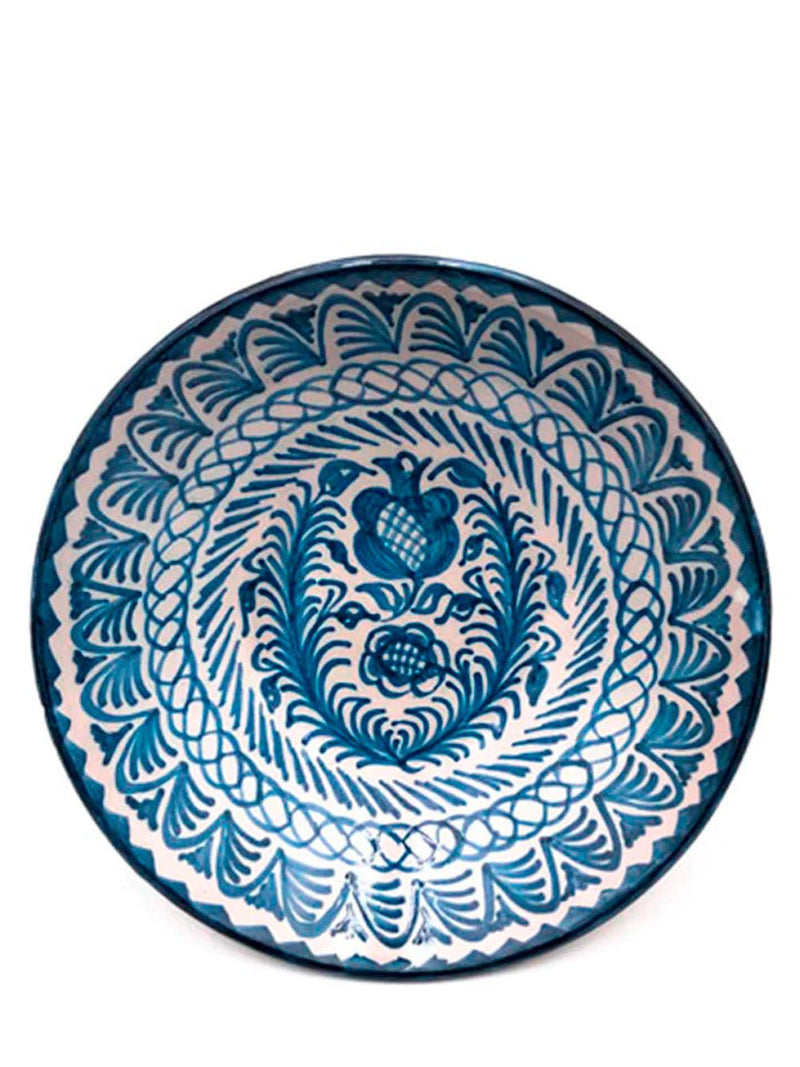 Ceramicas OrtizRepintado Antiguo Azul fruit bowl at Fashion Clinic