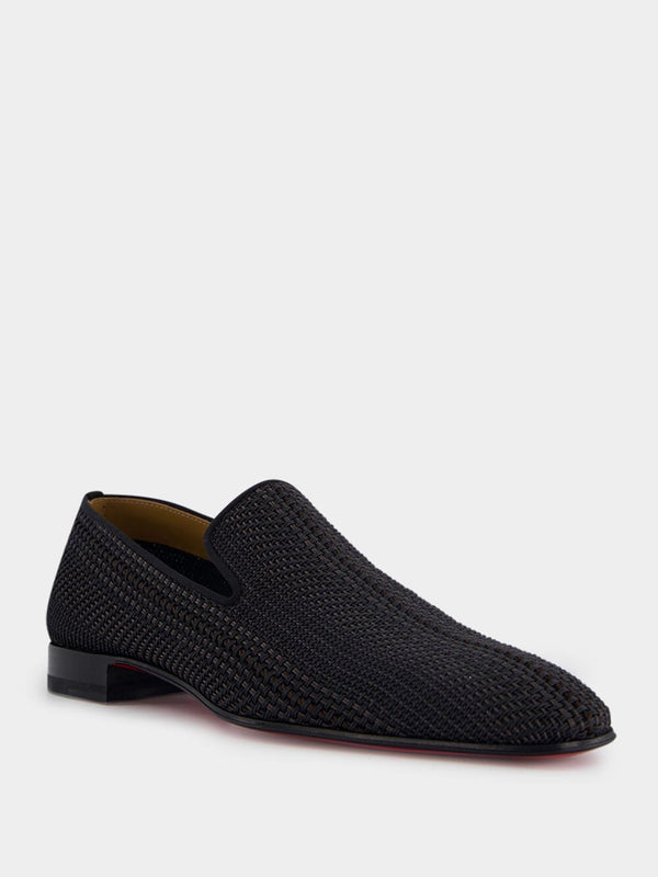 Christian LouboutinAC Dandelion Flat Brown Woven Loafer at Fashion Clinic