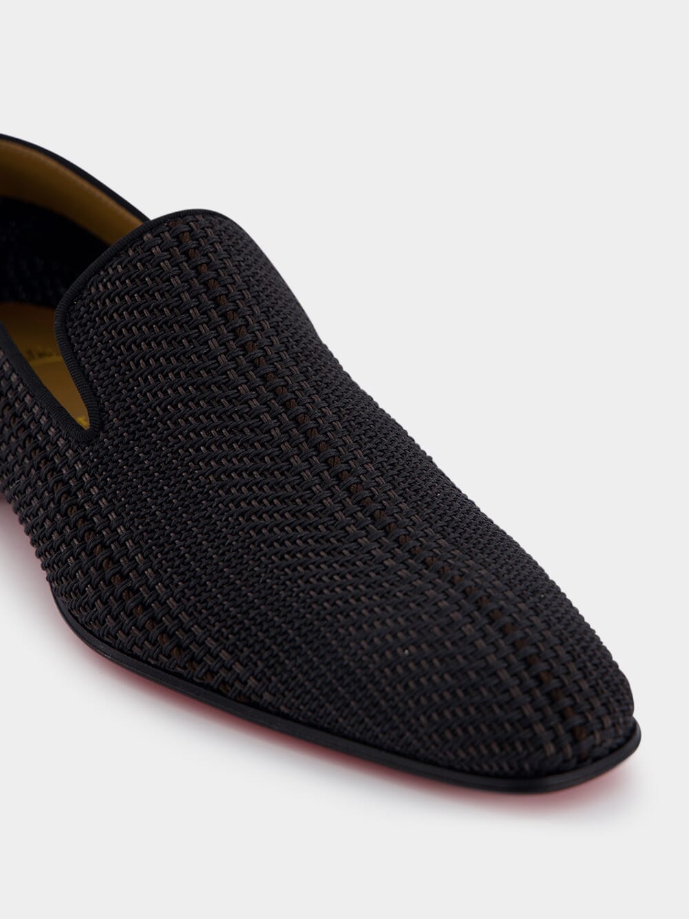 Christian LouboutinAC Dandelion Flat Brown Woven Loafer at Fashion Clinic