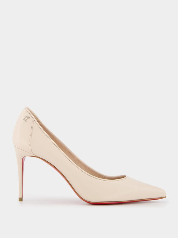 Christian LouboutinBeige Leather High Heel Pumps at Fashion Clinic